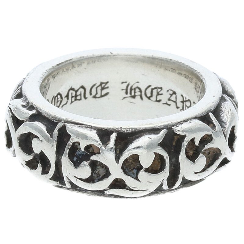 Chrome Hearts ETRNITY VINE BAND Silver Ring Size US 4