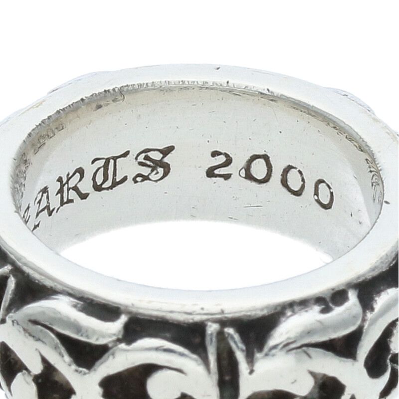 Chrome Hearts ETRNITY VINE BAND Silver Ring Size US 4
