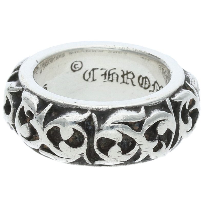 Chrome Hearts ETRNITY VINE BAND Silver Ring Size US 4