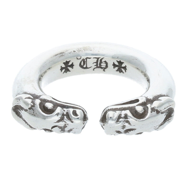 Chrome Hearts DOUBLE DOG RING Size US 4