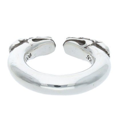 Chrome Hearts DOUBLE DOG RING Size US 4