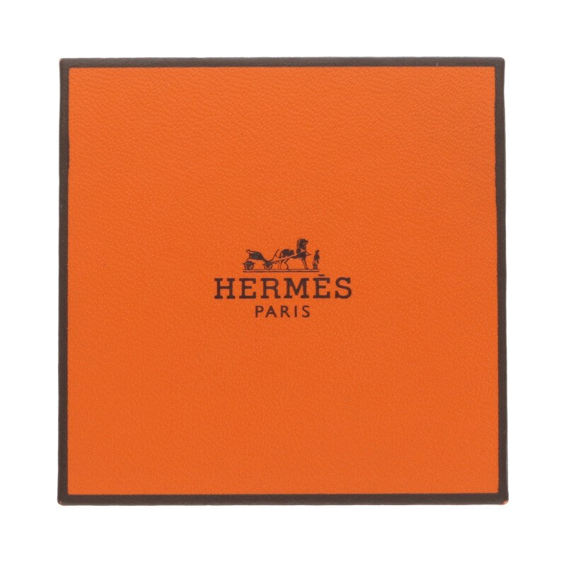 HERMES Croisette Sterling Silver Ring Size ONE SIZE