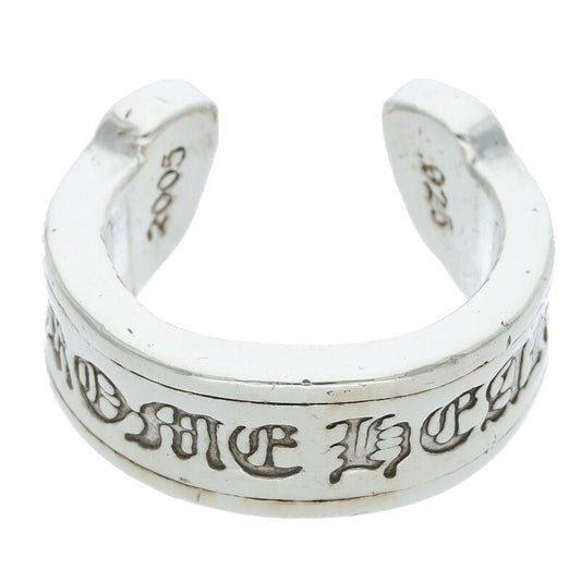 Chrome Hearts LG SCROLL LABEL Silver Ring Size ONE SIZE