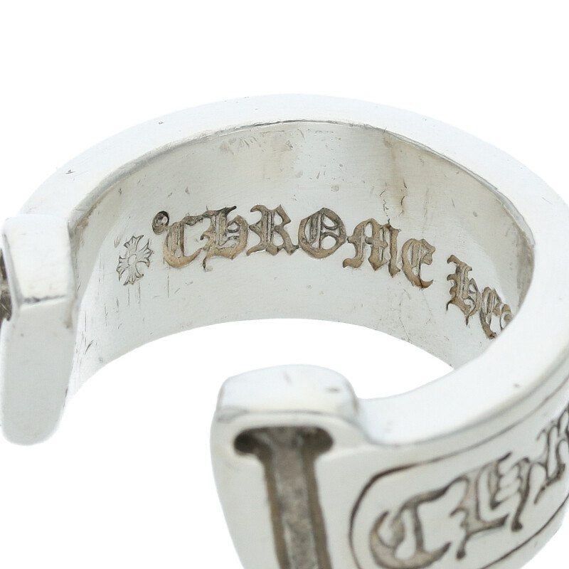 Chrome Hearts LG SCROLL LABEL Silver Ring Size ONE SIZE