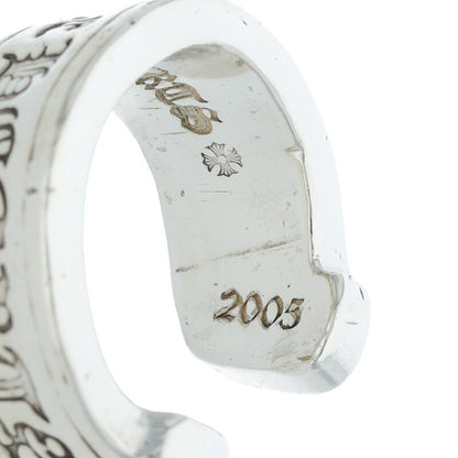Chrome Hearts LG SCROLL LABEL Silver Ring Size ONE SIZE
