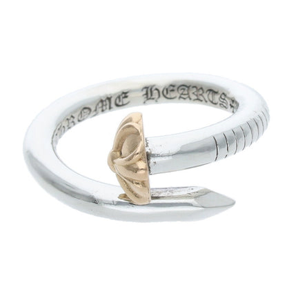 Chrome Hearts NAIL CRSBALL W GLD Two-Tone Ring Size US 5.5
