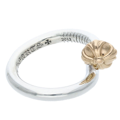 Chrome Hearts NAIL CRSBALL W GLD Two-Tone Ring Size US 5.5
