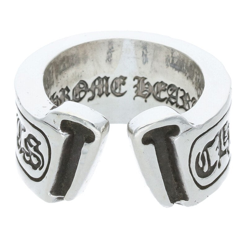 Chrome Hearts LG SCROLL LABEL Silver Ring Size ONE SIZE