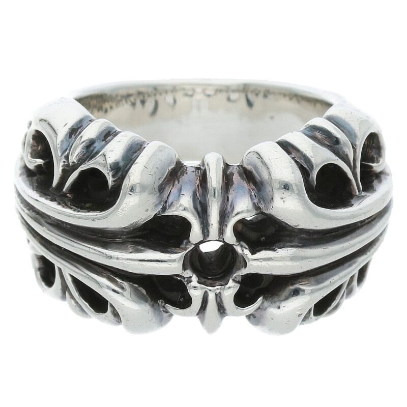 Chrome Hearts K&T Silver Ring Size US 5
