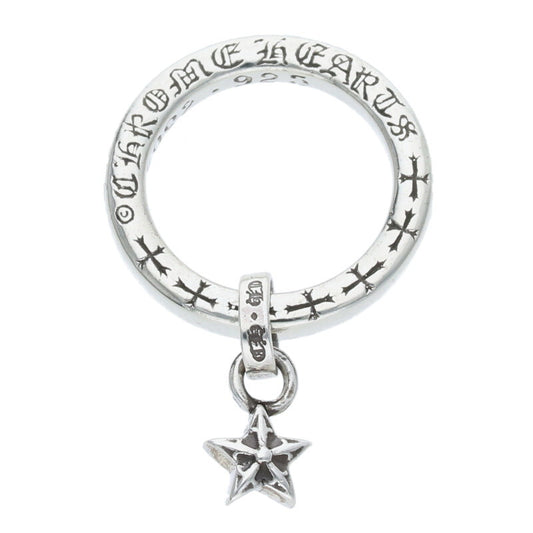 Chrome Hearts NTFL w Star Motif Silver Ring Size ONE SIZE