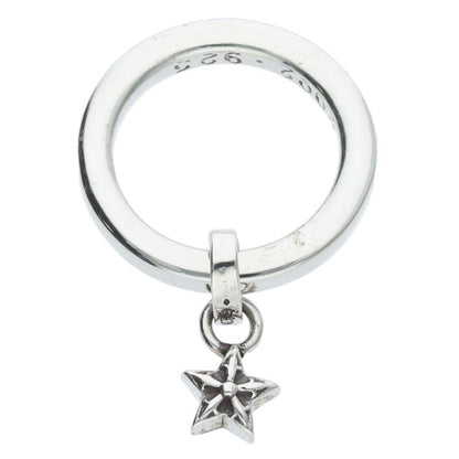 Chrome Hearts NTFL w Star Motif Silver Ring Size US 4.5