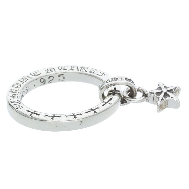 Chrome Hearts NTFL w Star Motif Silver Ring Size US 4.5