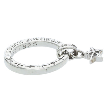 Chrome Hearts NTFL w Star Motif Silver Ring Size US 4.5
