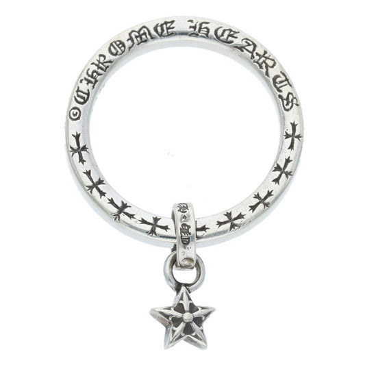 Chrome Hearts NTFL W Star Motif Silver Ring Size ONE SIZE