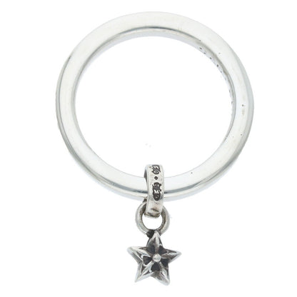 Chrome Hearts NTFL W Star Motif Silver Ring Size US 9