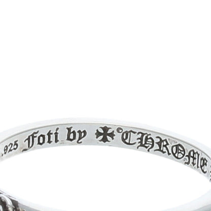 Chrome Hearts BUBBLGM FOTI Delfino Silver Ring Size JP 9