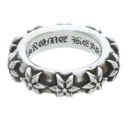 Chrome Hearts STAR BAND Silver Ring Size US 4