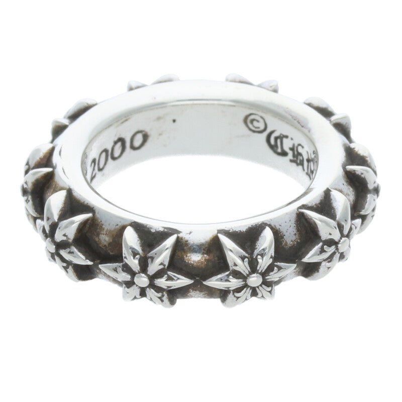 Chrome Hearts STAR BAND Silver Ring Size US 4