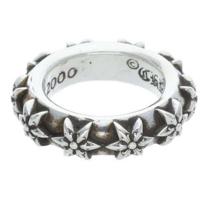 Chrome Hearts STAR BAND Silver Ring Size US 4
