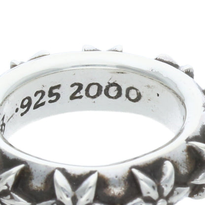 Chrome Hearts STAR BAND Silver Ring Size US 4