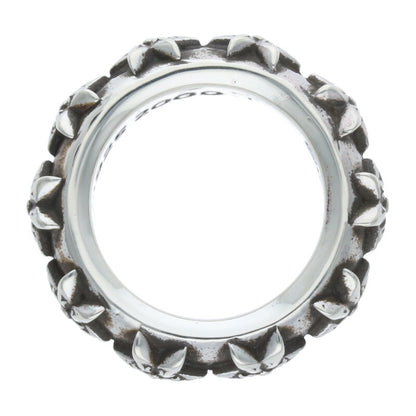 Chrome Hearts STAR BAND Silver Ring Size US 4