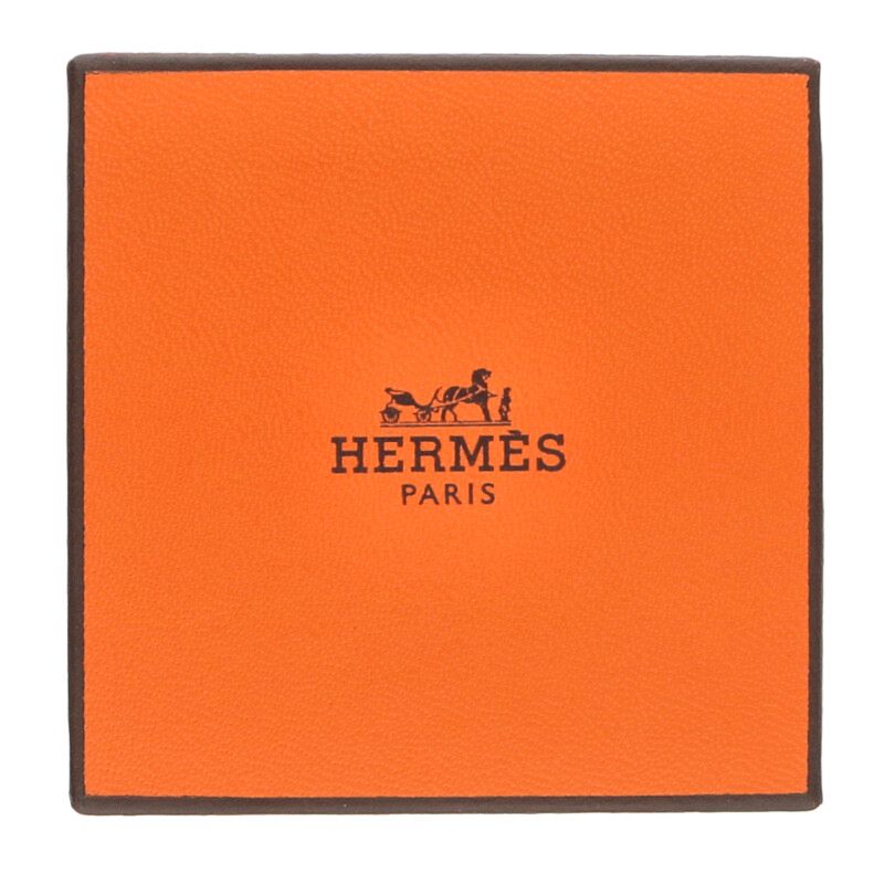 HERMES Galop Sterling Silver Ring Size ONE SIZE