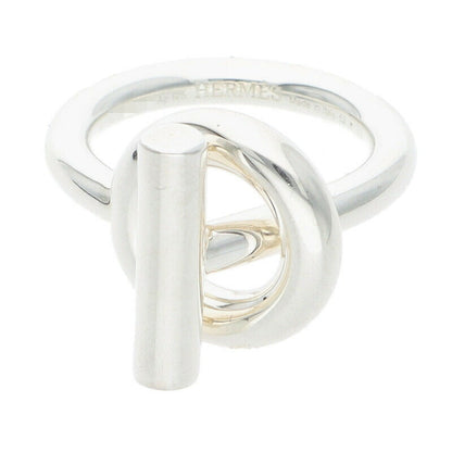 HERMES Echappée Sterling Silver Ring Size ONE SIZE