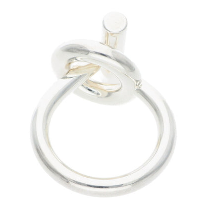 HERMES Echappée Sterling Silver Ring Size ONE SIZE