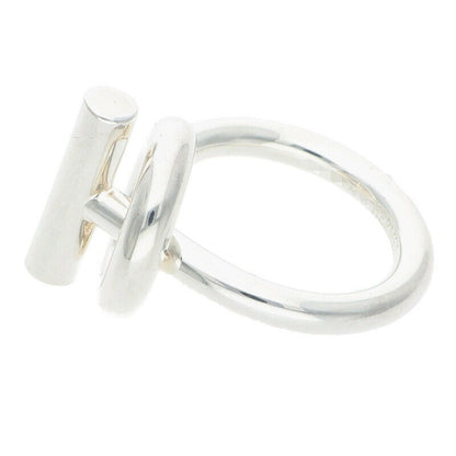 HERMES Echappée Sterling Silver Ring Size ONE SIZE