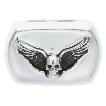 Chrome Hearts BIG PJ MAHALIA Silver Ring Size US 4