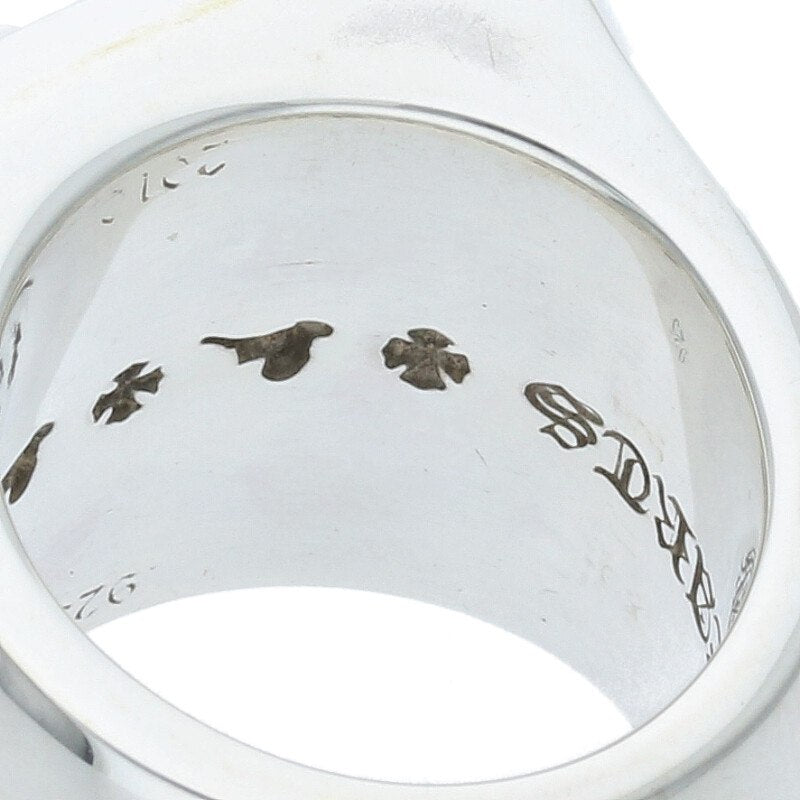 Chrome Hearts BIG PJ MAHALIA Silver Ring Size US 4