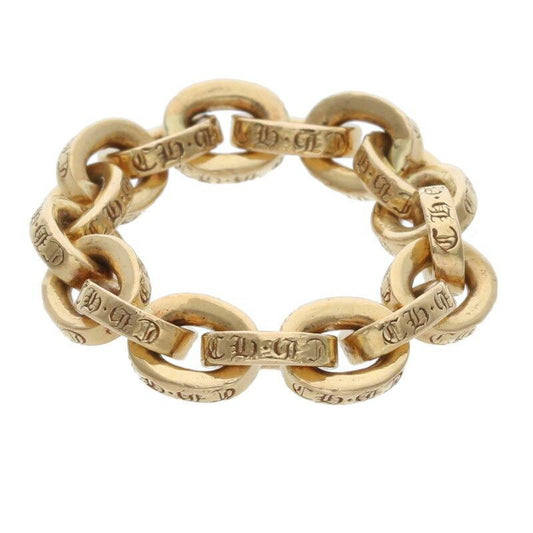 Chrome Hearts Paper Chain Gold Ring Size ONE SIZE