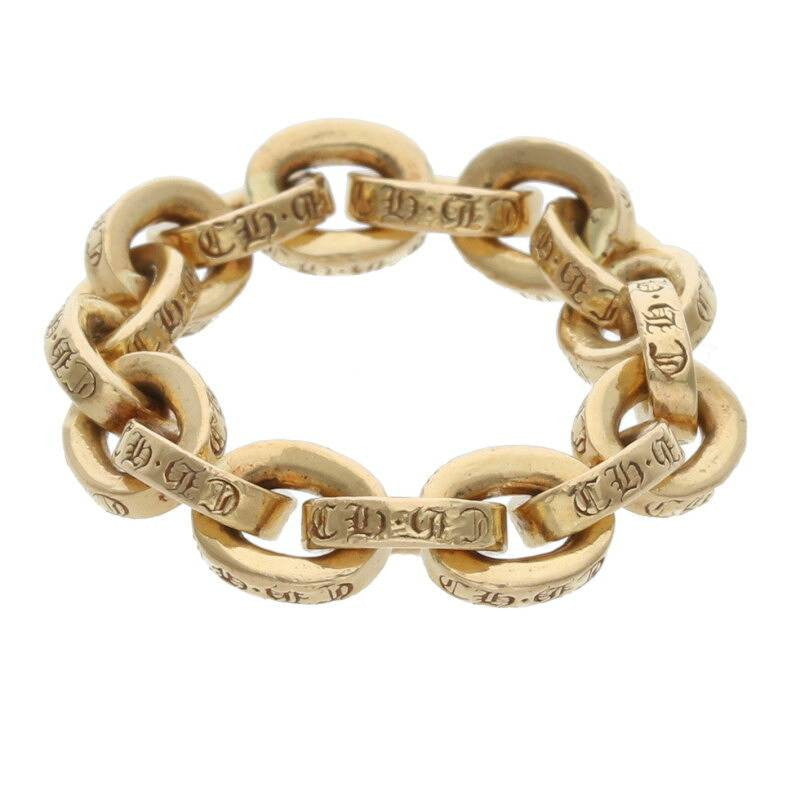 Chrome Hearts Paper Chain Gold Ring Size US 5