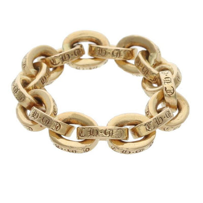 Chrome Hearts Paper Chain Gold Ring Size US 5