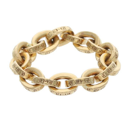 Chrome Hearts Paper Chain Gold Ring Size US 5