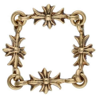 Chrome Hearts 22K Tiny E CH Plus Gold Ring Size ONE SIZE