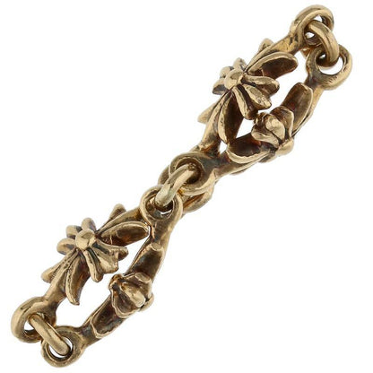 Chrome Hearts 22K Tiny E CH Plus Gold Ring Size ONE SIZE