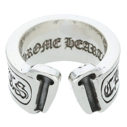 Chrome Hearts LG SCROLL LABEL Silver Ring Size ONE SIZE