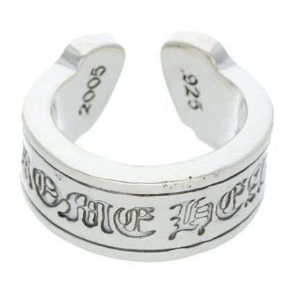 Chrome Hearts LG SCROLL LABEL Silver Ring Size ONE SIZE
