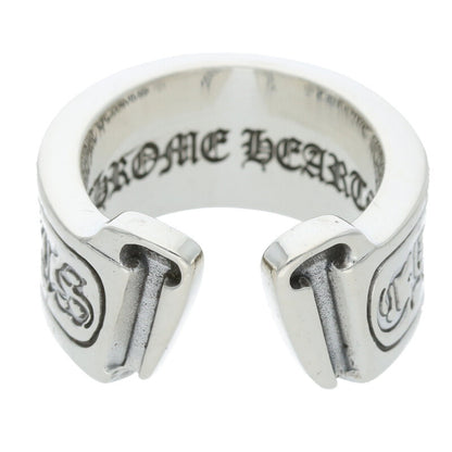 Chrome Hearts LG SCROLL LABEL Silver Ring Size ONE SIZE
