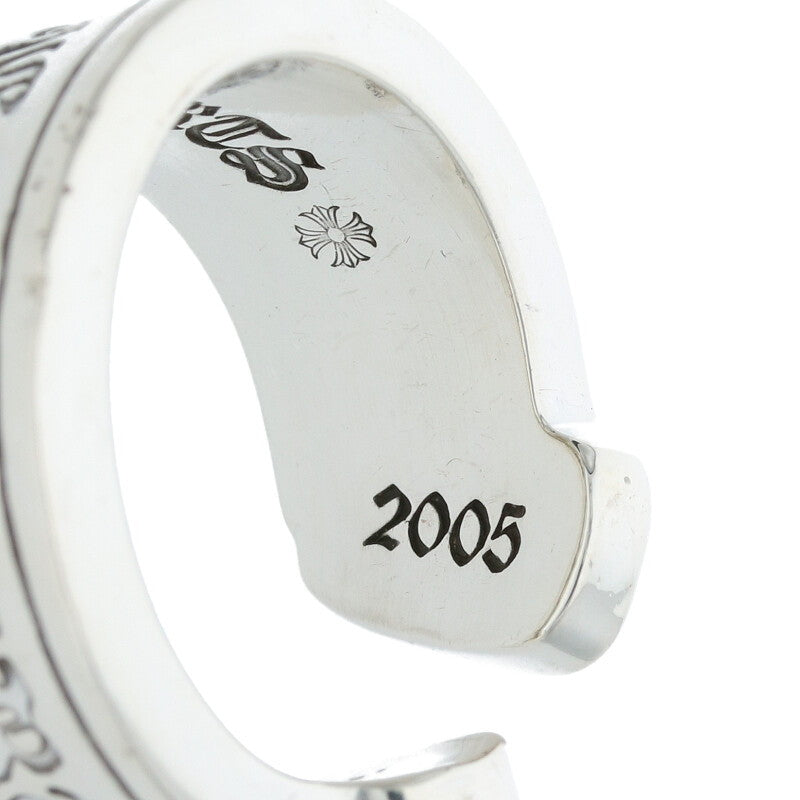 Chrome Hearts LG SCROLL LABEL Silver Ring Size ONE SIZE