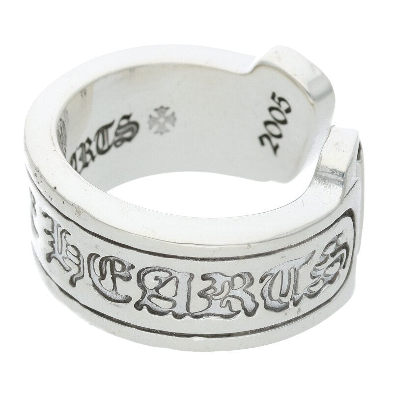 Chrome Hearts LG SCROLL LABEL Silver Ring Size ONE SIZE