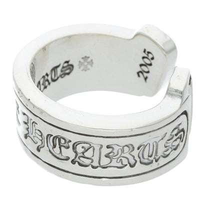 Chrome Hearts LG SCROLL LABEL Silver Ring Size ONE SIZE