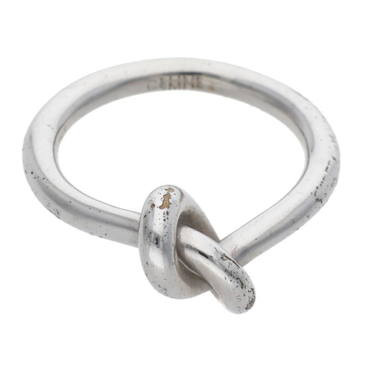 CELINE Knot Silver Ring Size ONE SIZE