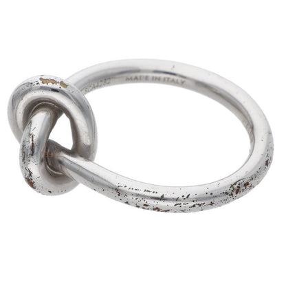 CELINE Knot Silver Ring Size ONE SIZE