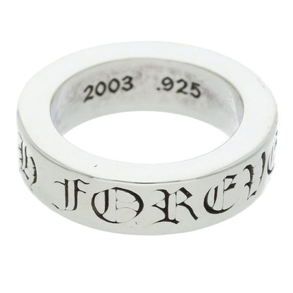 Chrome Hearts 6mm Spacer Forever Silver Ring Size US 6