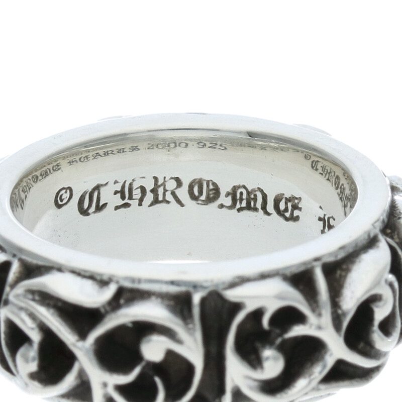 Chrome Hearts Eternity Vine Band Silver Ring Size US 5.5