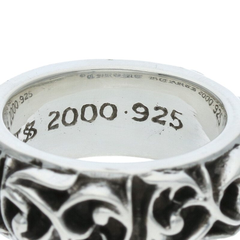 Chrome Hearts Eternity Vine Band Silver Ring Size US 5.5