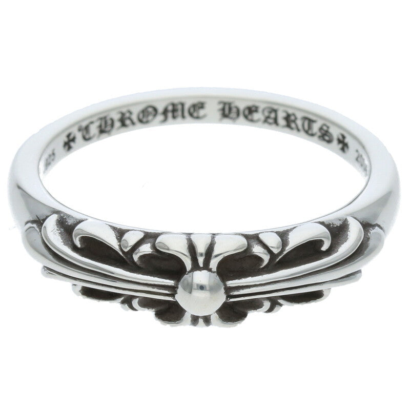 Chrome Hearts Baby Classic Floral Cross Ring Size US 11.5