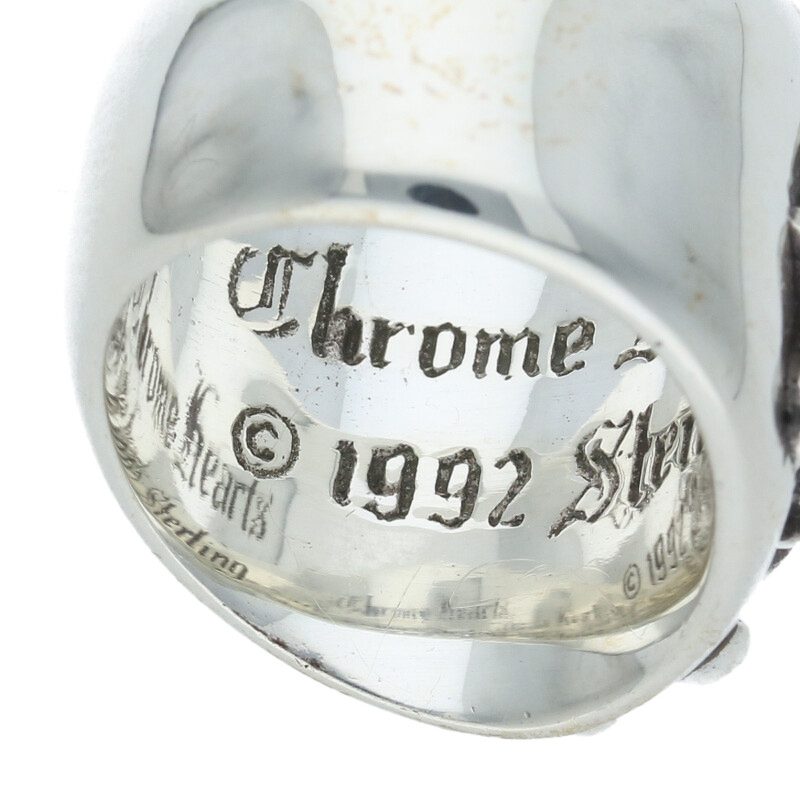 Chrome Hearts Keeper Sterling Silver Ring Size ONE SIZE